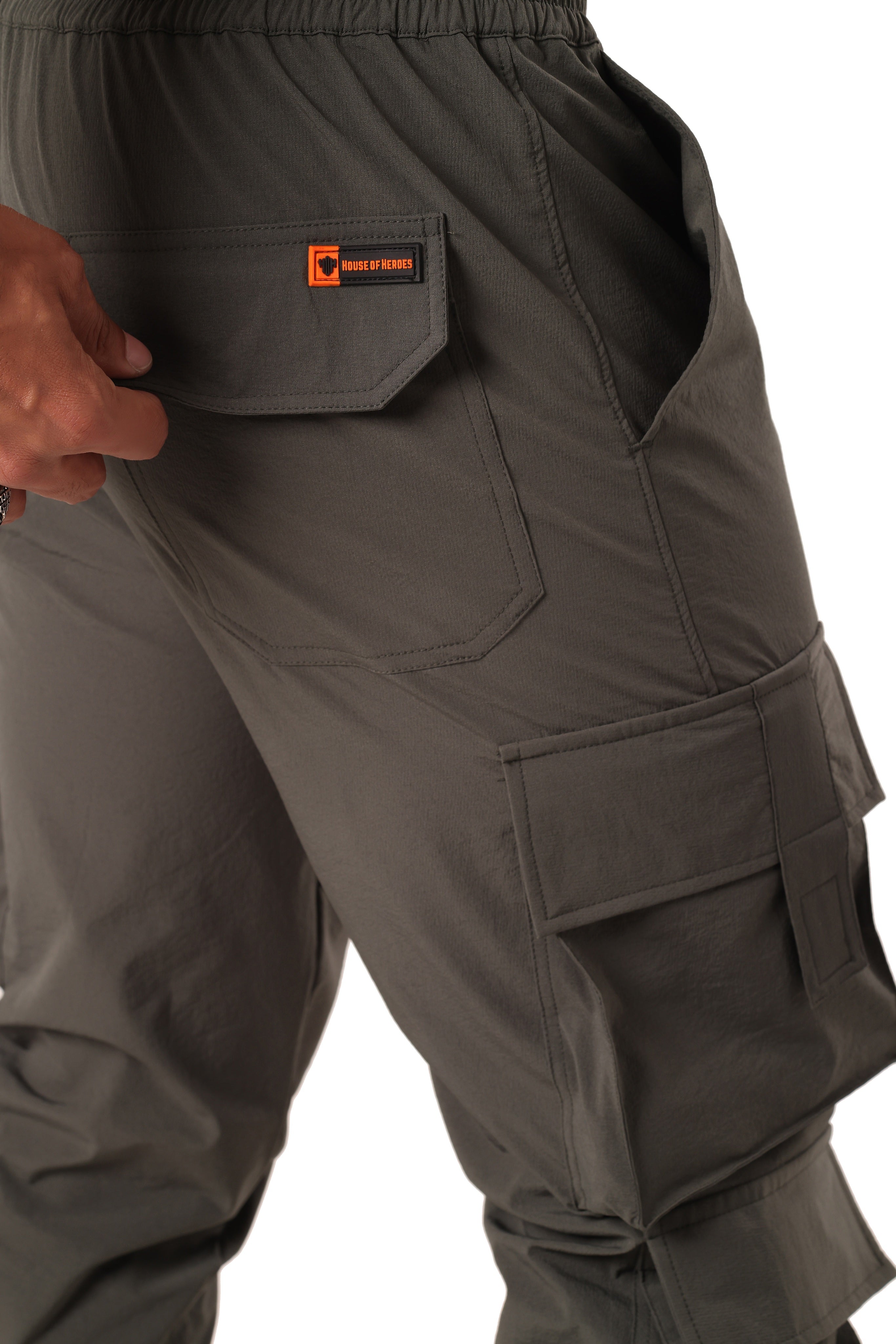 Octa Pocket Slim Fit Cargo (Grey)