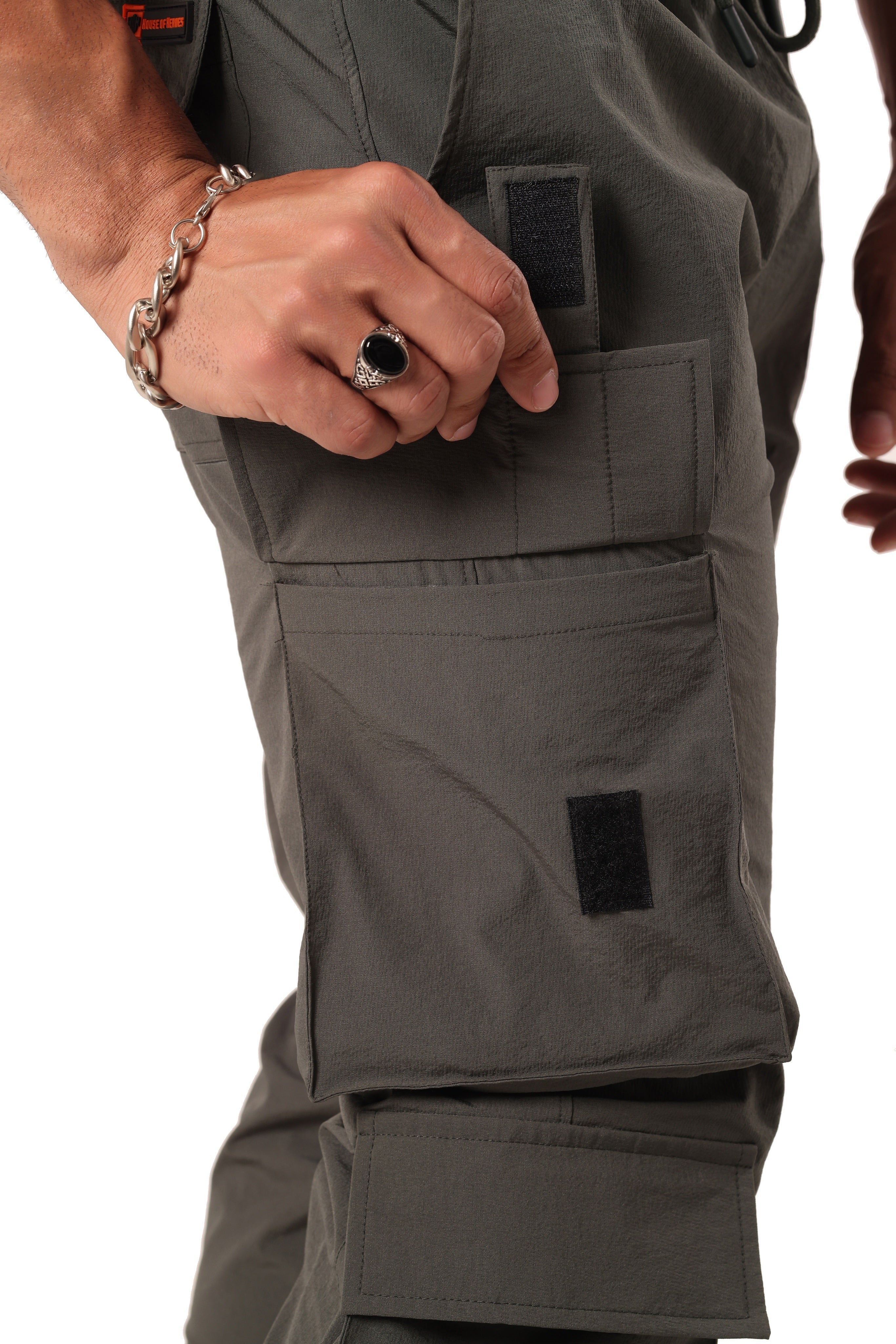 Octa Pocket Slim Fit Cargo (Grey)