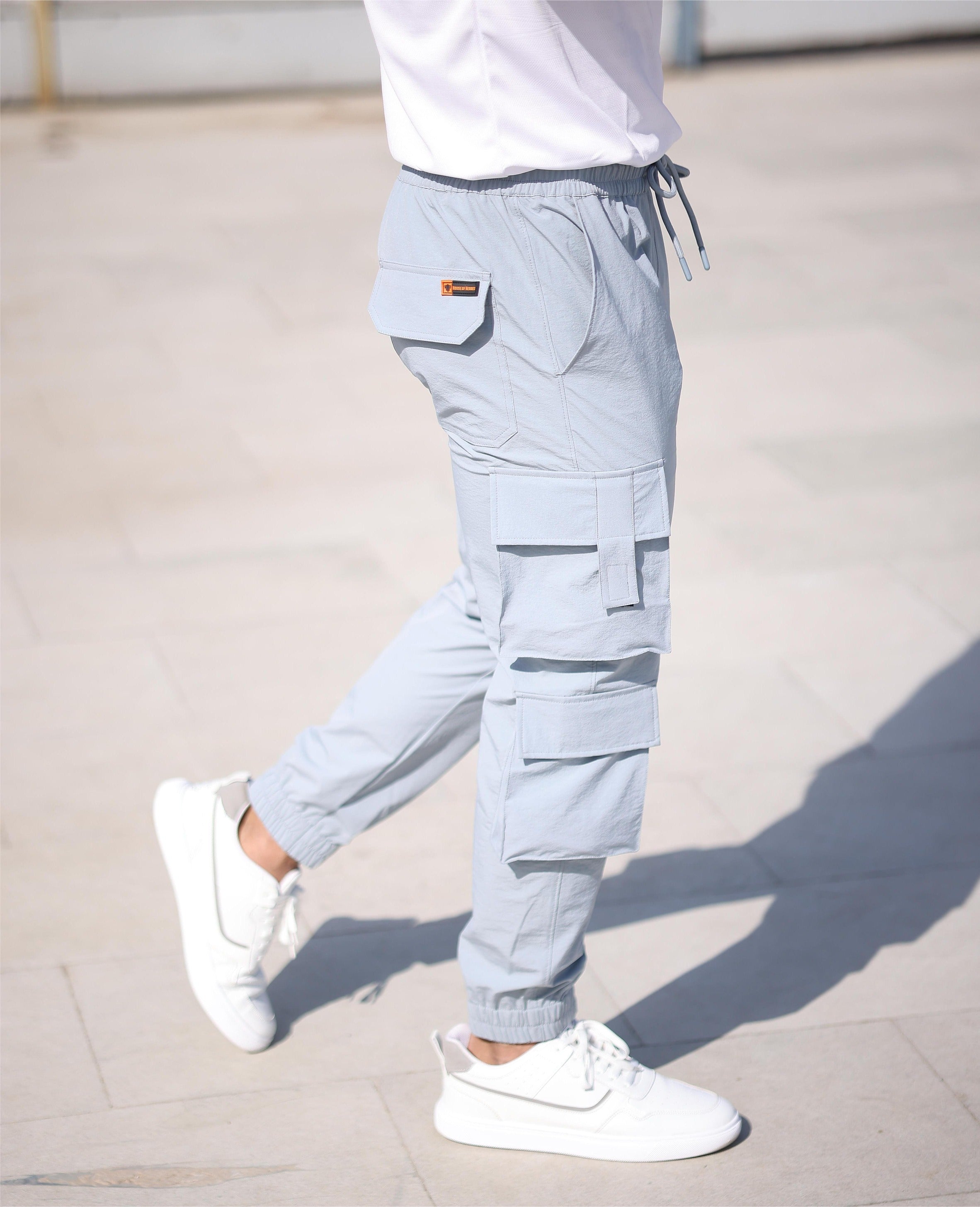 Octa Pocket Slim Fit Cargo (Light Blue)