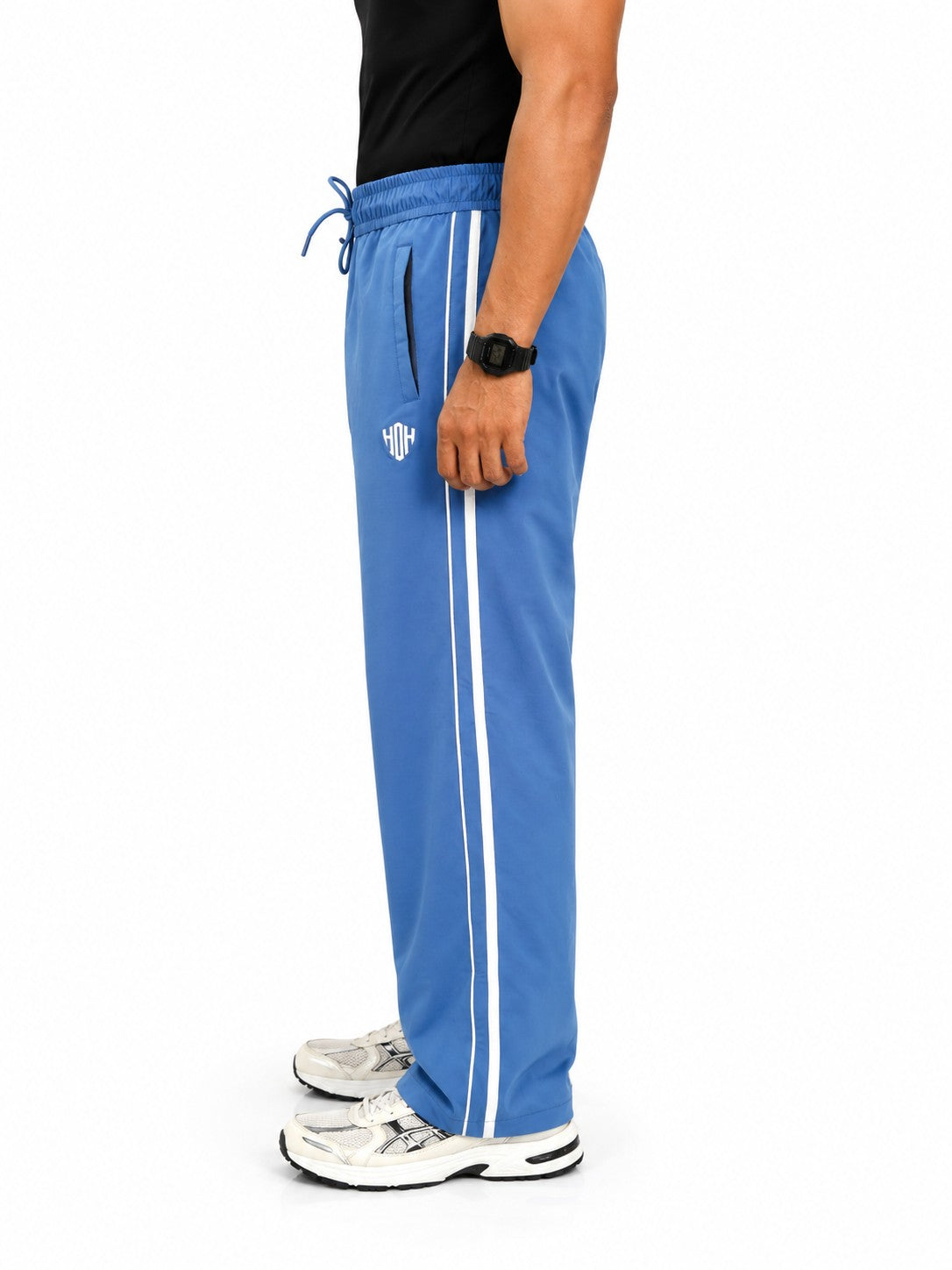 StrideX Loose Fit Track Pants (Columbia Blue)