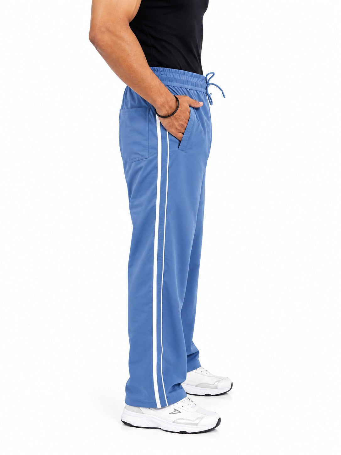 StrideX Loose Fit Track Pants (Columbia Blue)