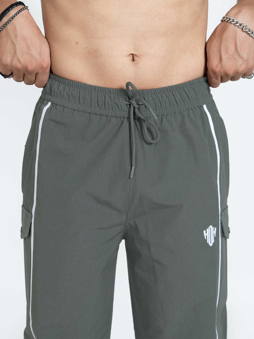 LimitLess Loose Fit Track Pants (Forest)