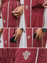 LimitLess Loose Fit Track Pants Brick Red
