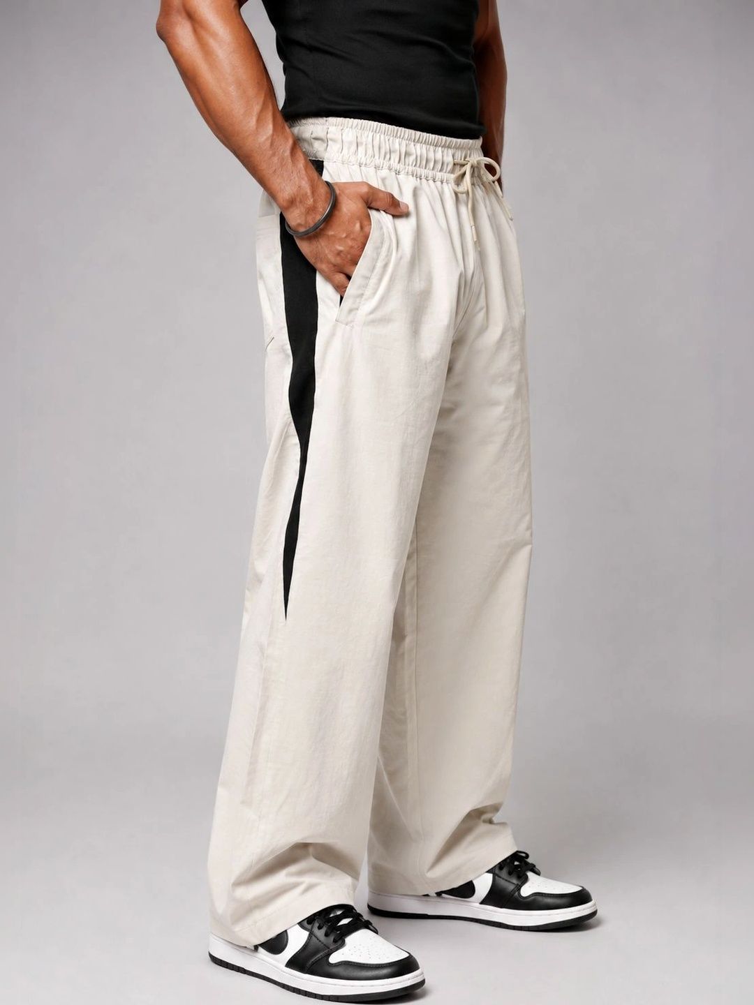 Vector Loose Fit Track Pants (Cannoli Cream)