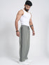 StrideX Loose Fit Track Pants (Light Grey)