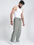 StrideX Loose Fit Track Pants (Light Grey)