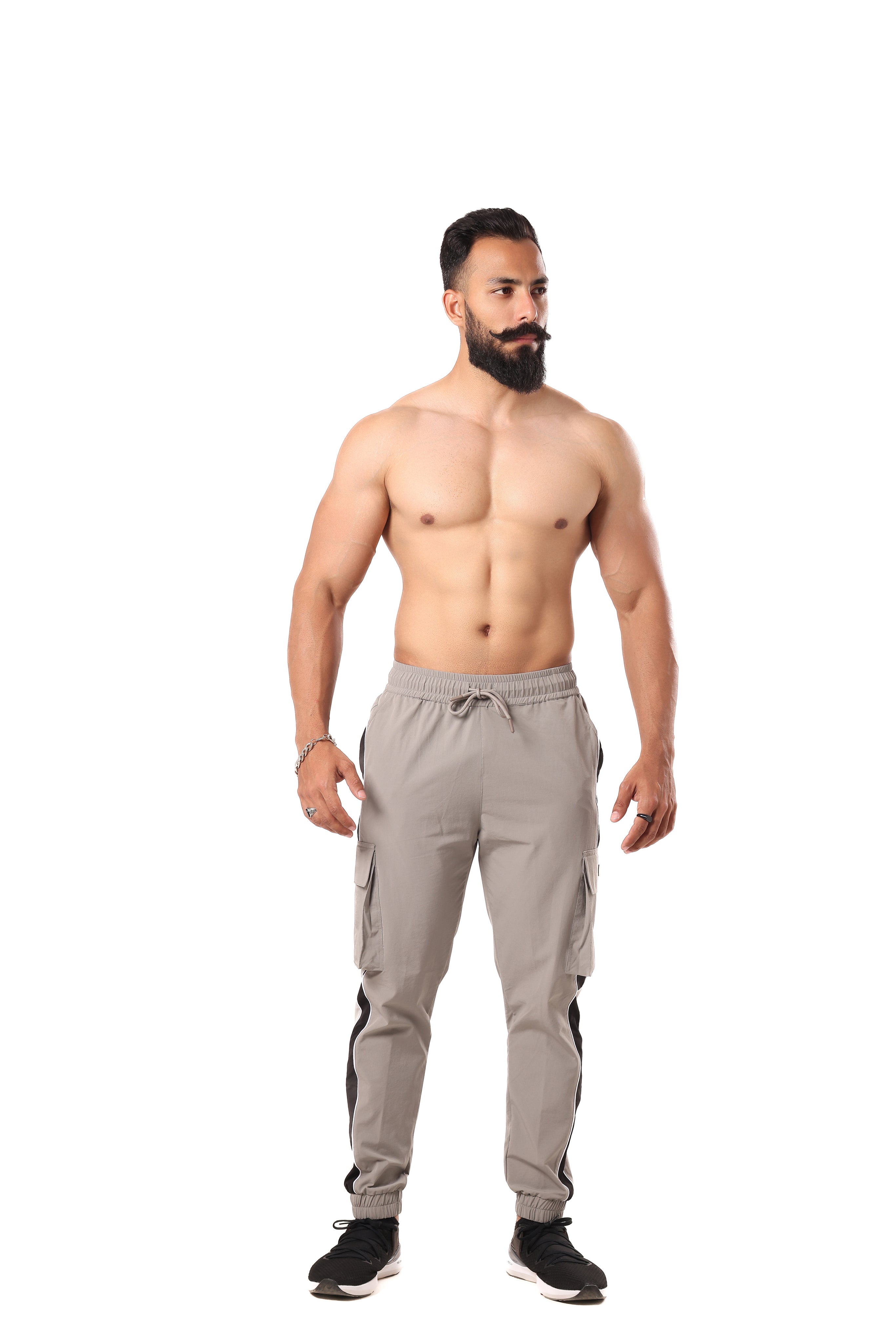 Fearless Slim Fit Cargo  (Light Grey)