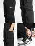 FlyHigh Men Loose Fit Black Parachute Pants