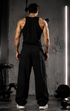 Cockroach Streetwear Loose Fit Track Pants (Black)