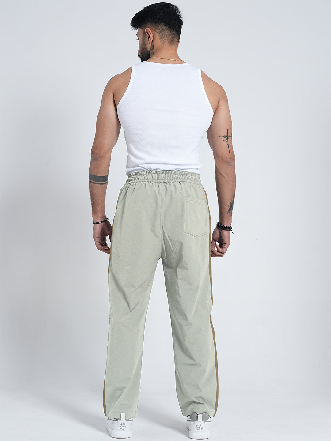 StrideX Loose Fit Track Pants (Cannoli Cream)