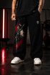 Cockroach Streetwear Loose Fit Track Pants (Black)