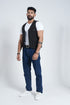 Utility Cargo Open-Front Jacket (Black)