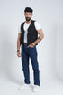 Utility Cargo Open-Front Jacket (Black)