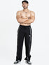 LimitLess Loose Fit Track Pants (Black)