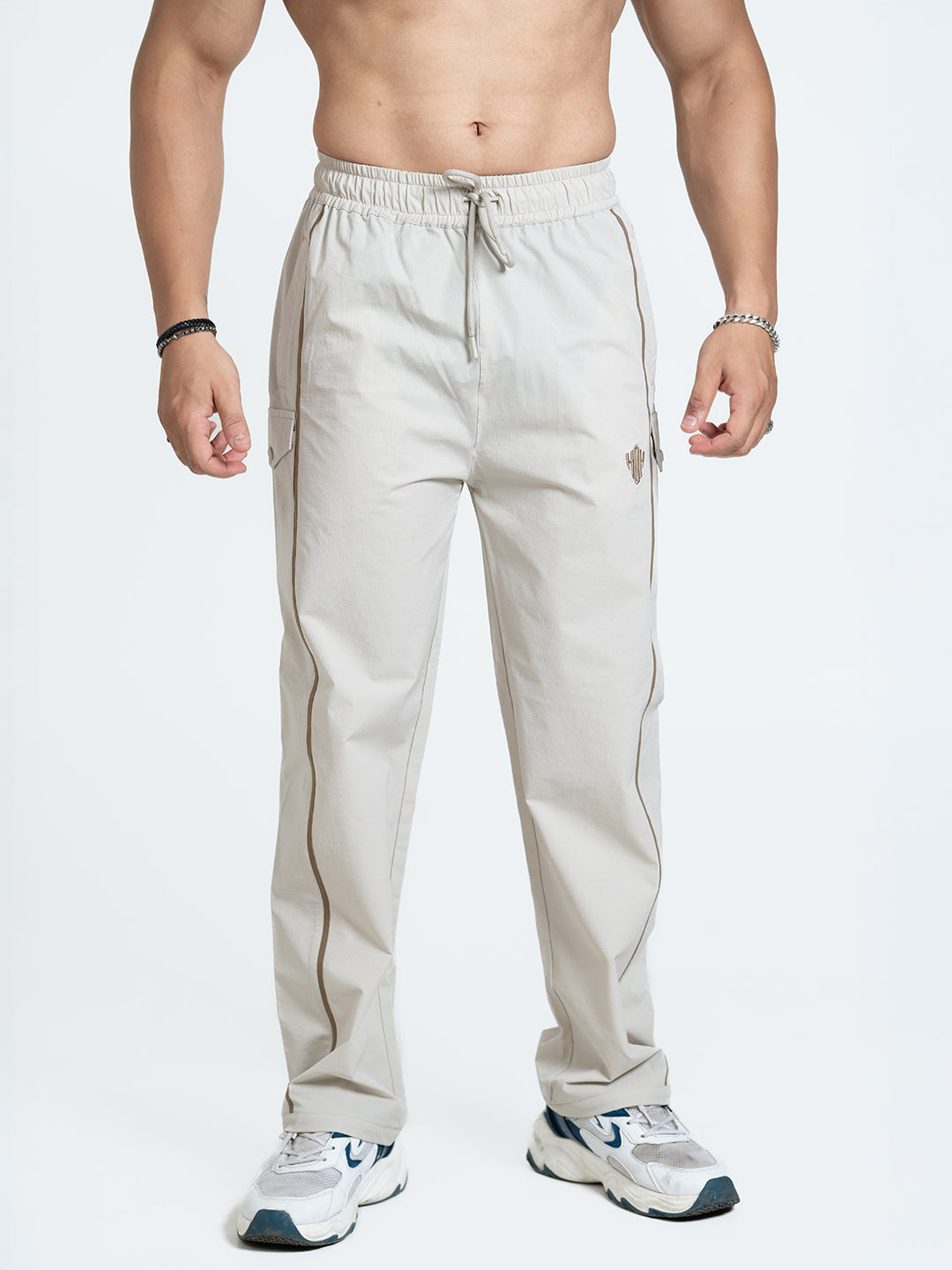 LimitLess Loose Fit Track Pants Cannoli Cream