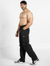 FlyHigh Men Loose Fit Black Parachute Pants