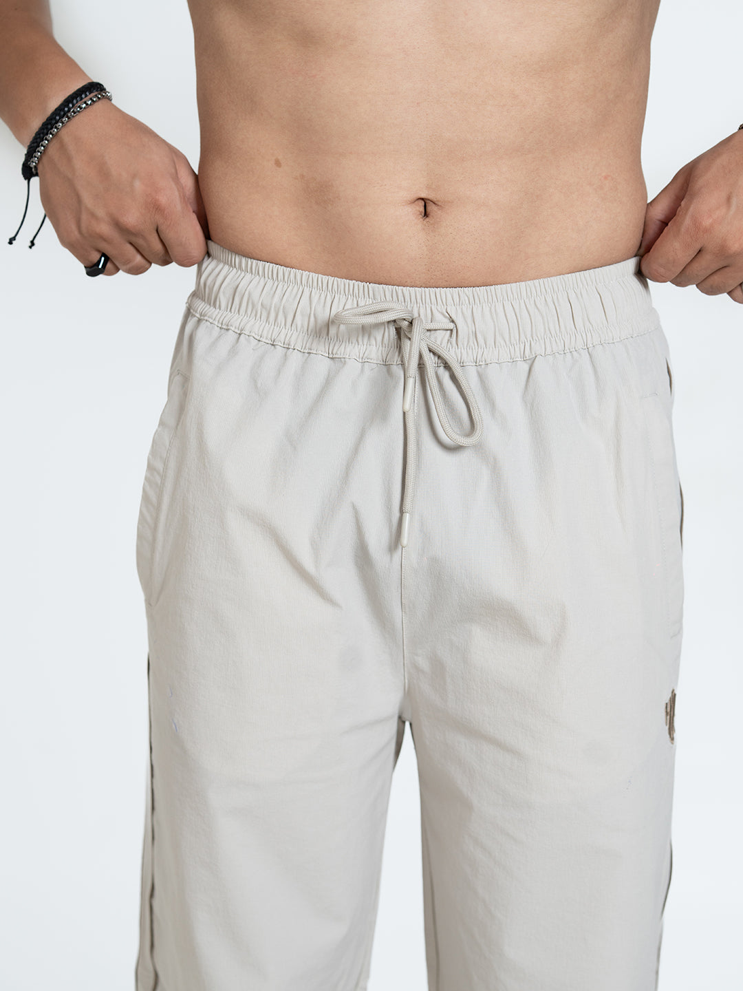 StrideX Loose Fit Track Pants (Cannoli Cream)