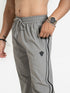StrideX Loose Fit Track Pants (Light Grey)