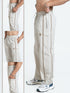 LimitLess Loose Fit Track Pants (Cannoli Cream)
