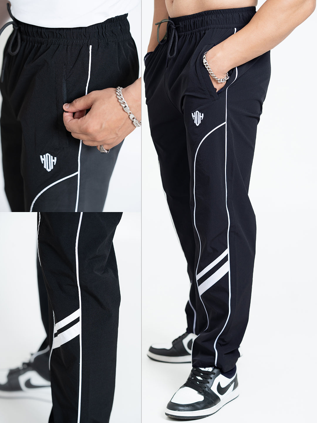 Momentum Relaxed Fit Track Pants (Black)