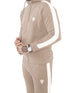 Slim Fit Tracksuit - Fawn & White