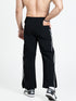 SnapFit Loose Fit Track Pants (Black)
