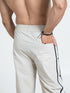 SnapFit Loose Fit Track Pants (Cannoli Cream)