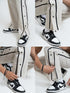 SnapFit Loose Fit Track Pants (Cannoli Cream)