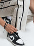 SnapFit Loose Fit Track Pants (Cannoli Cream)