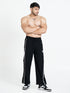 SnapFit Loose Fit Track Pants (Black)