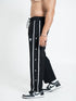 SnapFit Loose Fit Track Pants (Black)