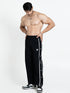 SnapFit Loose Fit Track Pants (Black)
