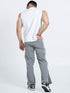 SnapFit Loose Fit Track Pants (Light Grey)