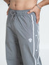 SnapFit Loose Fit Track Pants (Light Grey)
