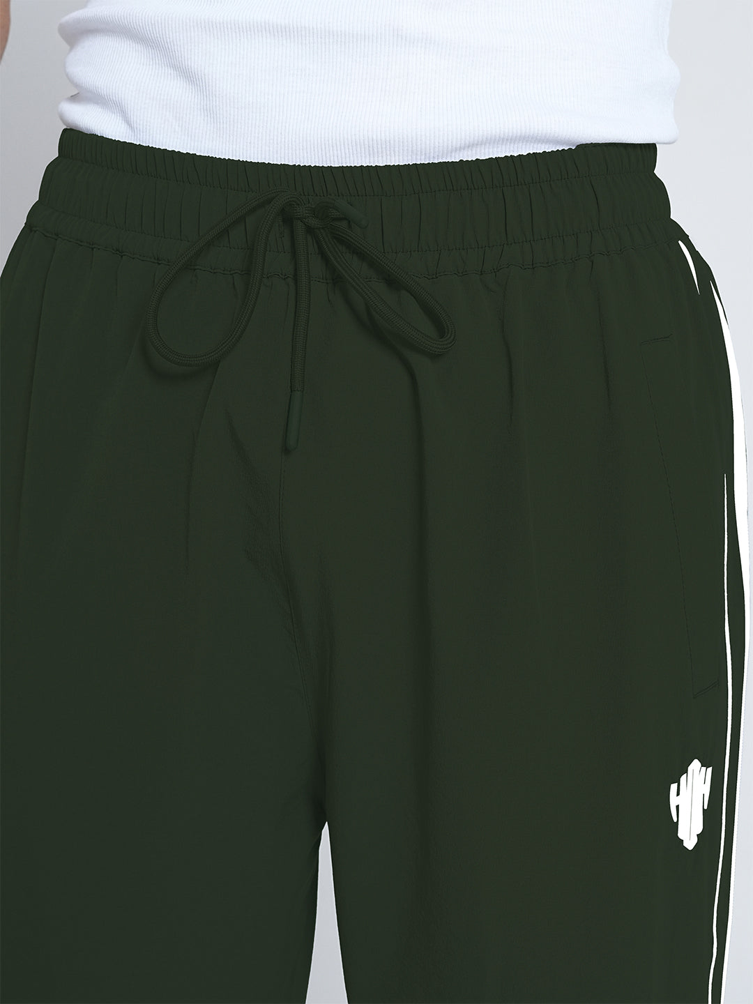 StrideX Loose Fit Track Pants (Olive)