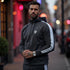 Slim Fit Tracksuit - Dark Grey & Dusk Blue