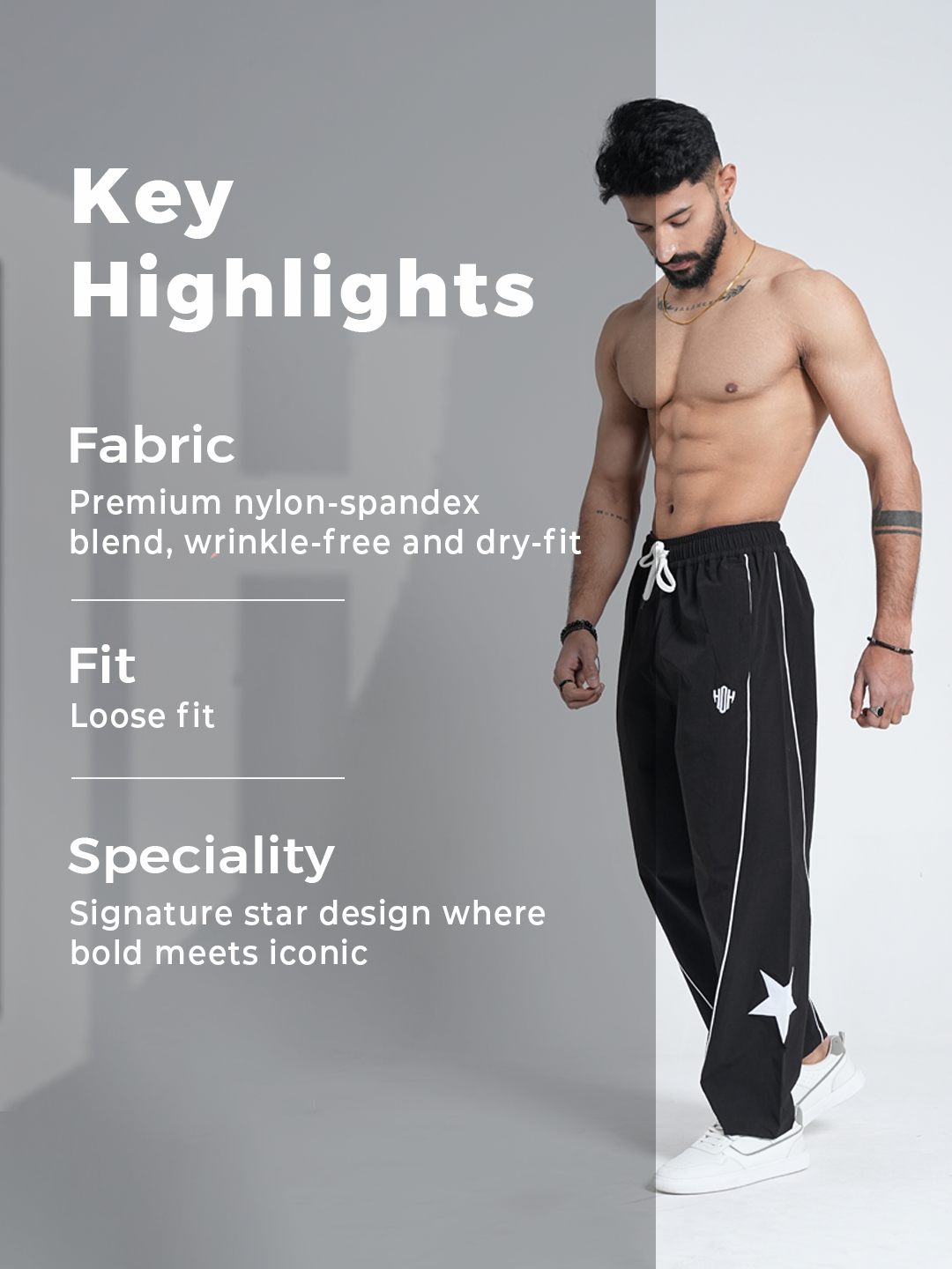 StarFlex Loose Fit Lowers (Black)
